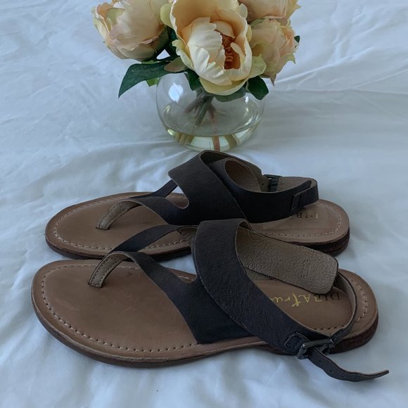 DibaTrue Leather sandals Ankle Strap, Size 8.5 - Picture 3 of 9